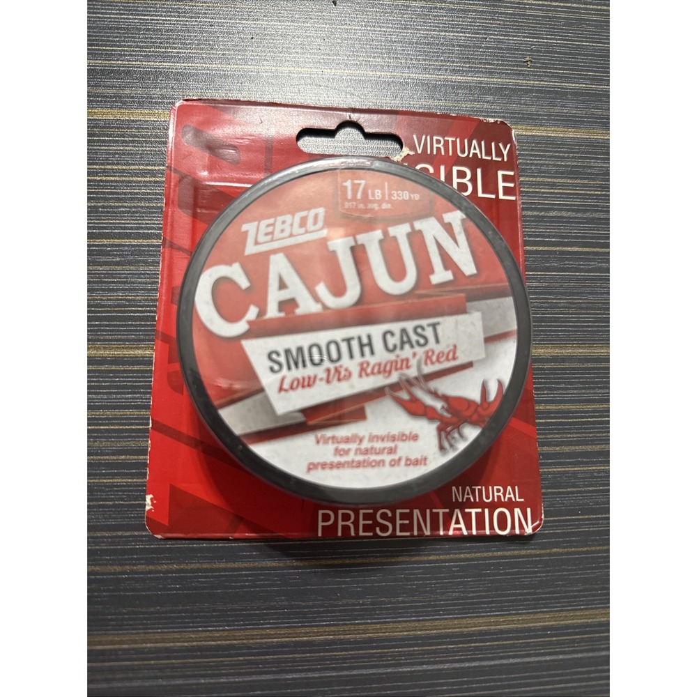 Cajun Ragin' Red Low-Vis Fishing Line Monofilament Mono 17 LB Test 330 YDs